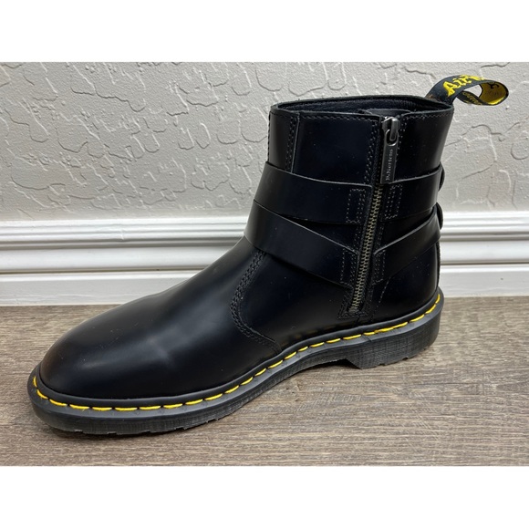 Dr. Martens Unisex Jaime’s Black Leather combat Harness Boot Size M 9 W 10 - Picture 5 of 9